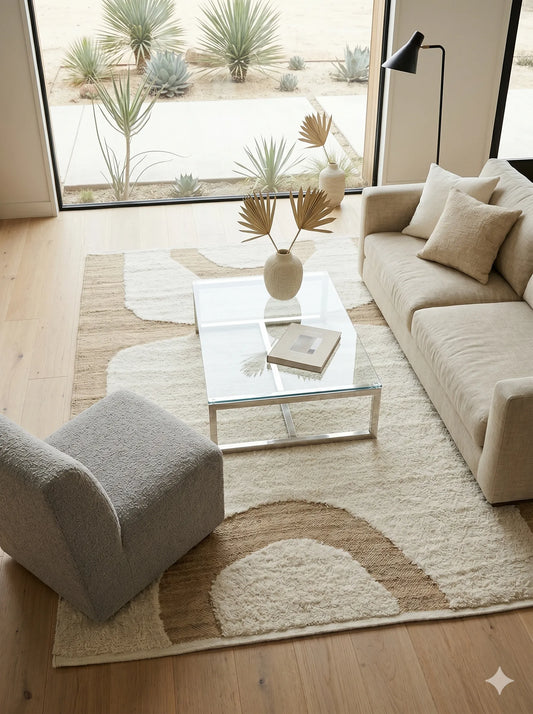 Daisy Ivory Beige  Rug