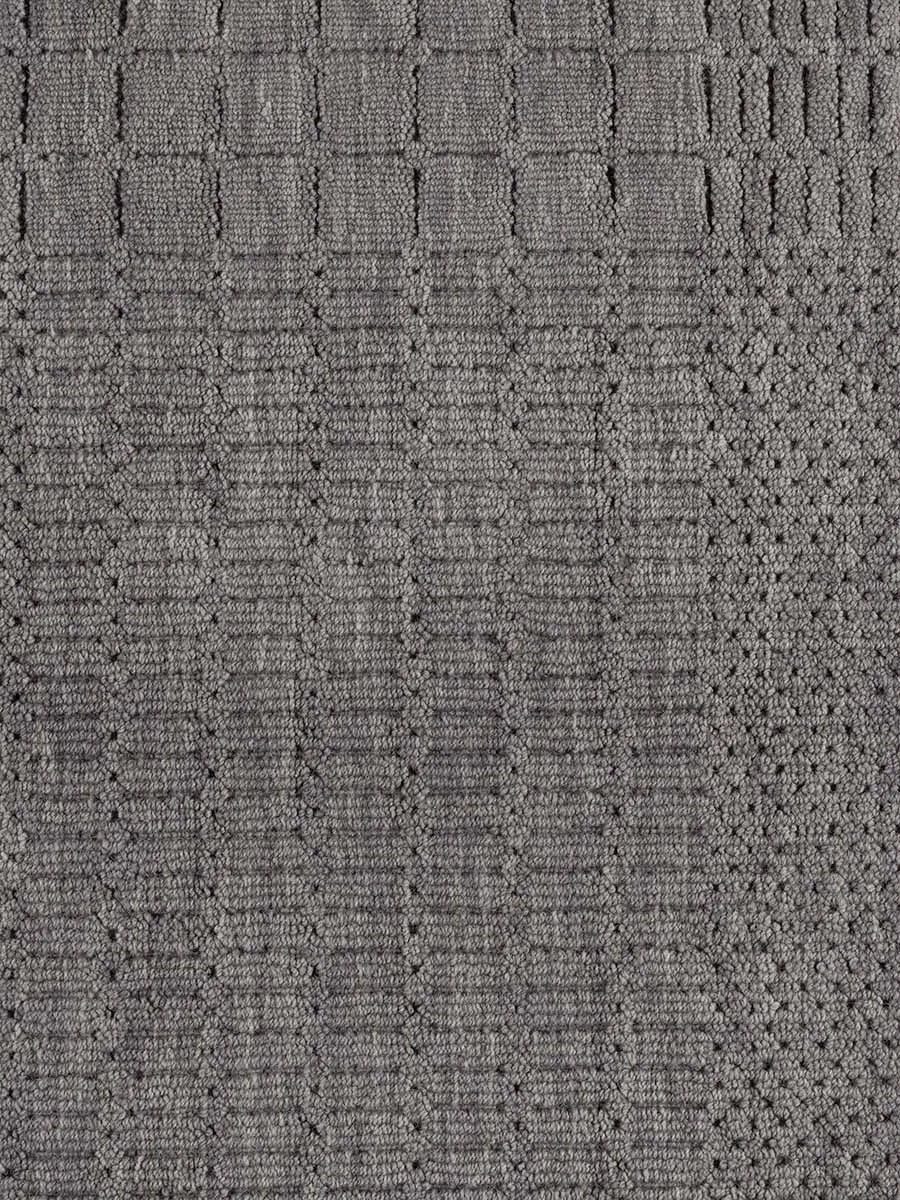 Grass-weave Grey Wool Rug - RugSpot