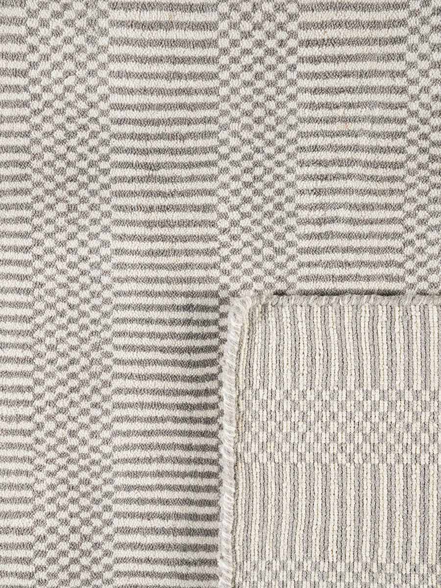 Grass-weave Bone Wool Rug