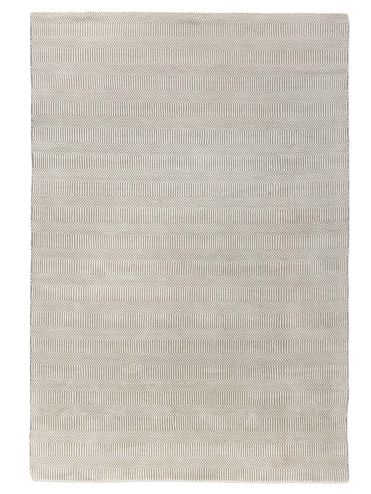 Grass-weave Bone Wool Rug