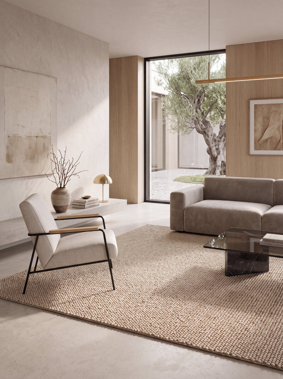 Jaipur Beige Wool Rug