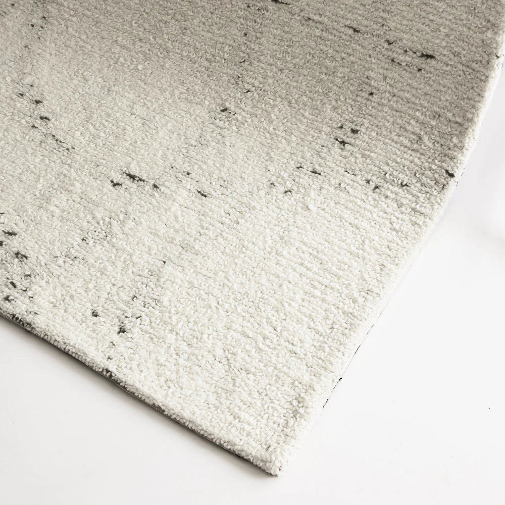 Kiah Ivory Grey Wool Rug