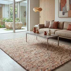Kohi Noor Rust Wool Rug
