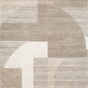 Loki Geometric Brown Rug
