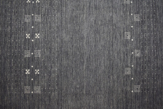 Lori 42 Grey Gabbeh Wool Rug