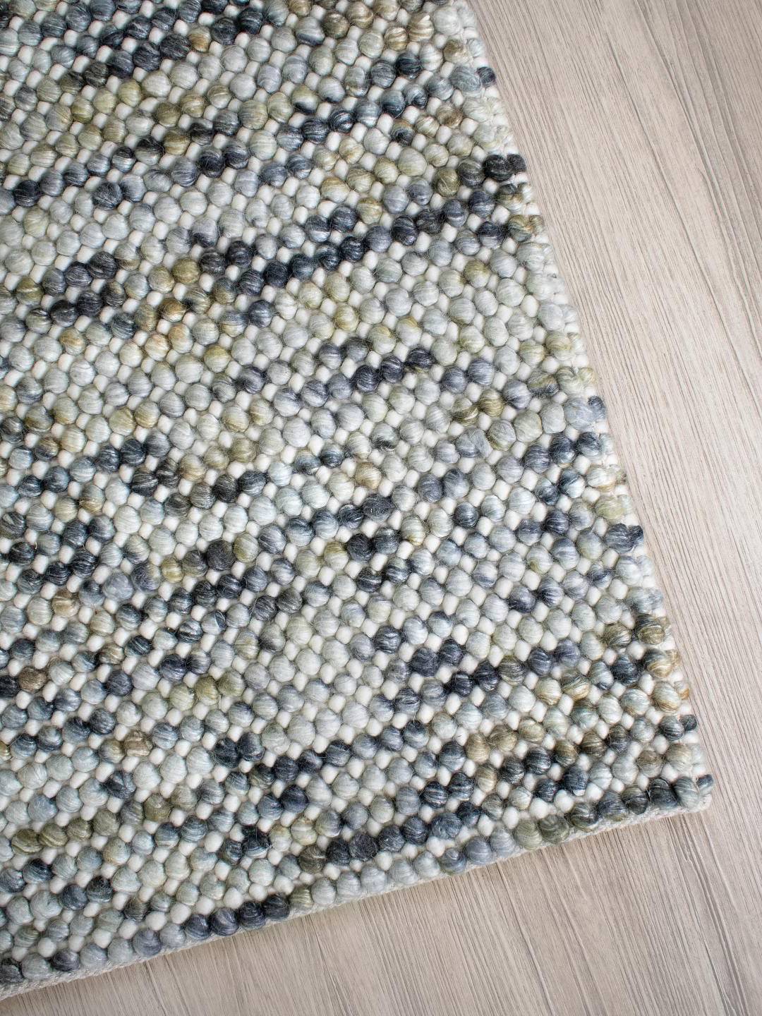 Magic Grey Multi Modern Wool Rug