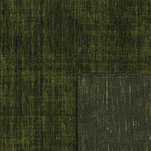 Midnight Green Modern Wool Rug