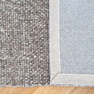 Mughal DK.Brown Wool Rug