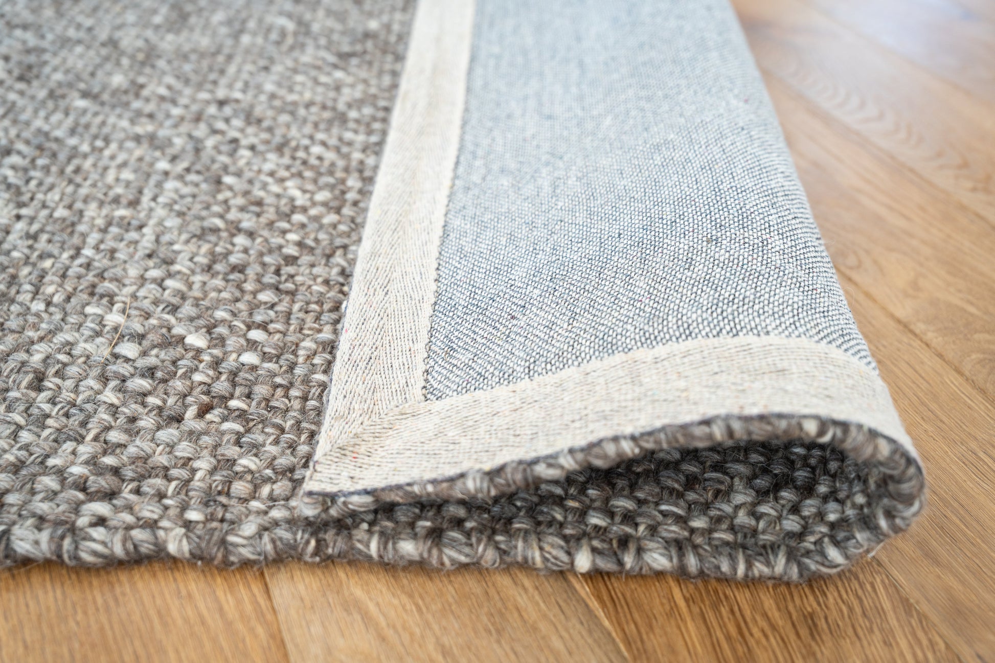 Mughal DK.Brown Wool Rug