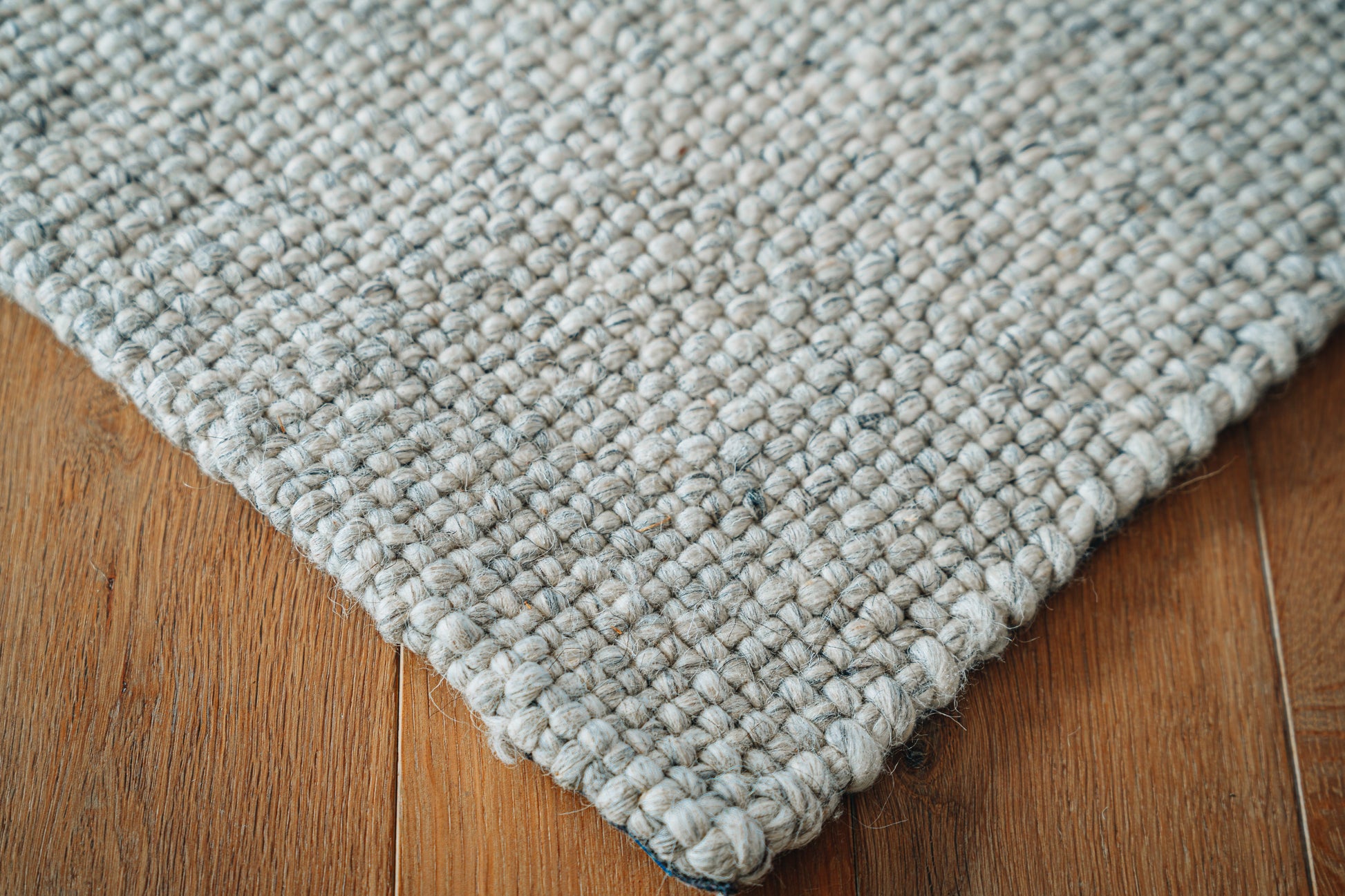 Mughal Grey Wool Rug