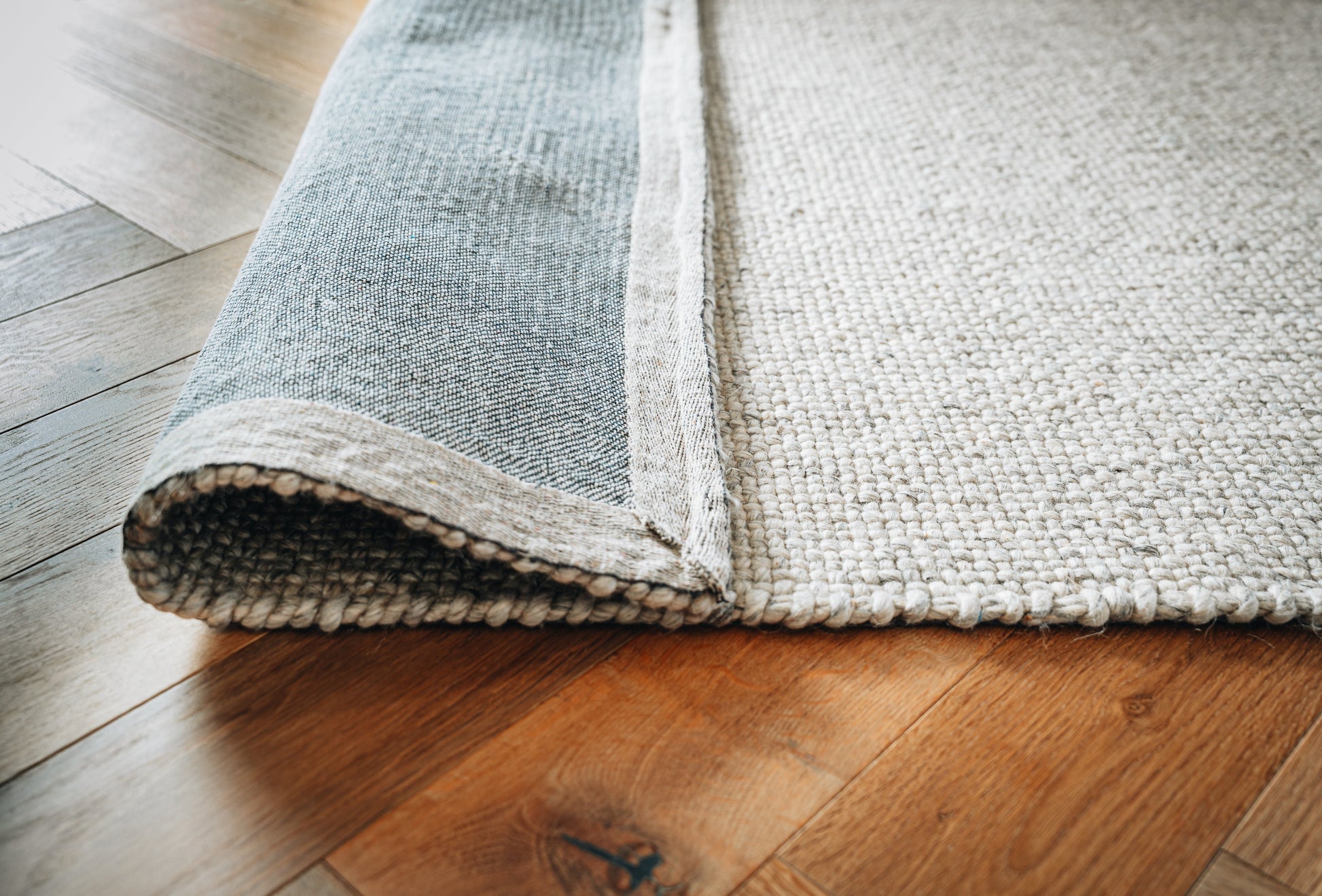 Mughal Grey Wool Rug
