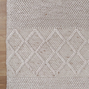 bella Natural Wool Floor Rug