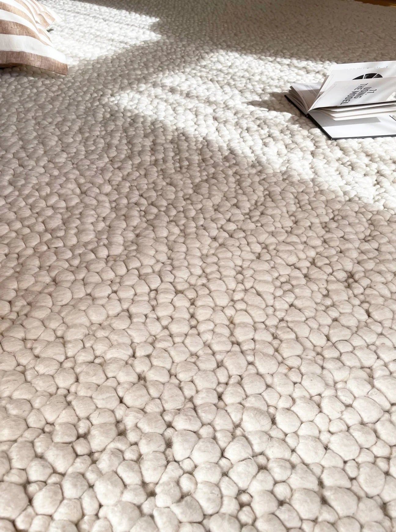 Pebbles Natural Wool Rug