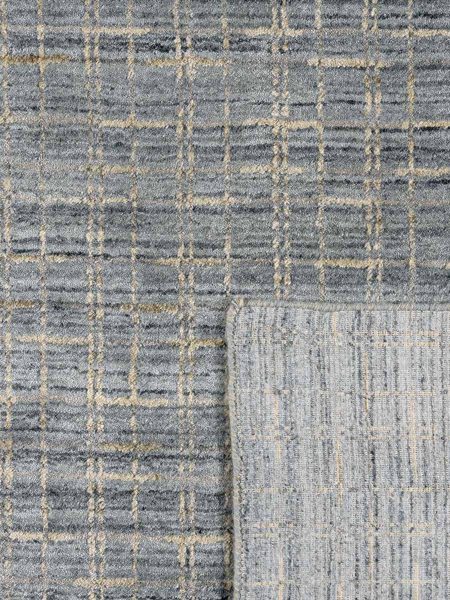 Polar 256 Blue Modern Wool Rug