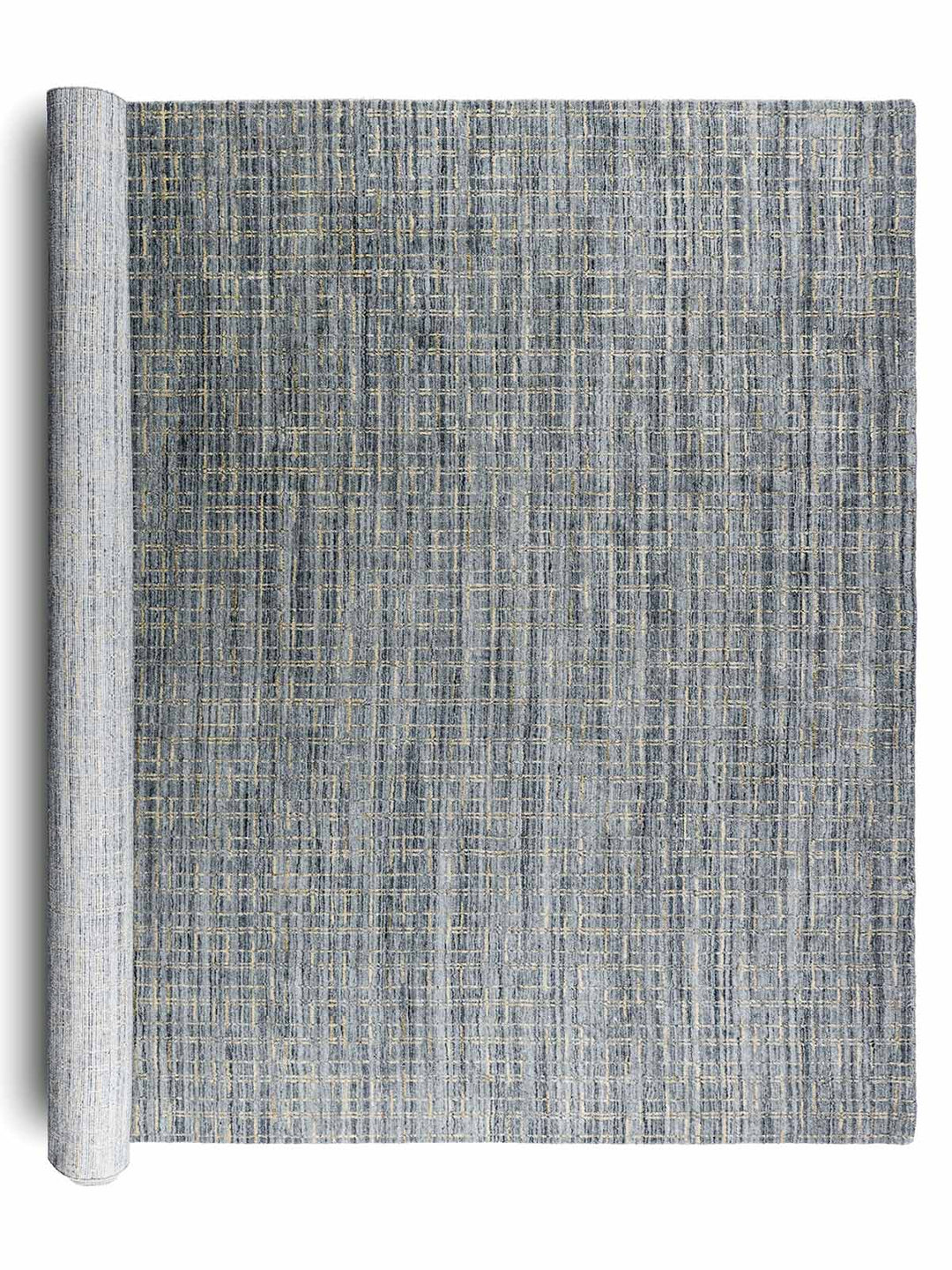 Polar 256 Blue Modern Wool Rug - RugSpot