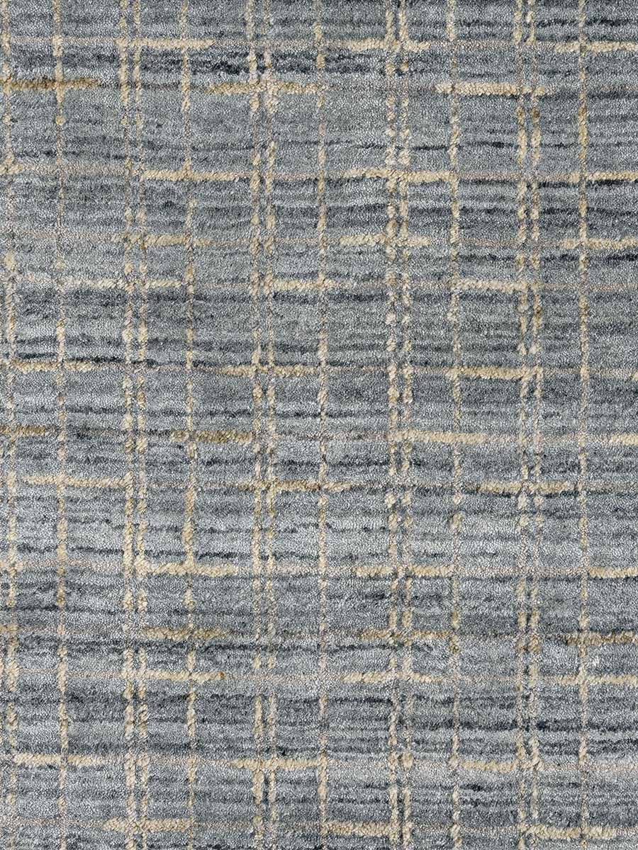 Polar 256 Blue Modern Wool Rug