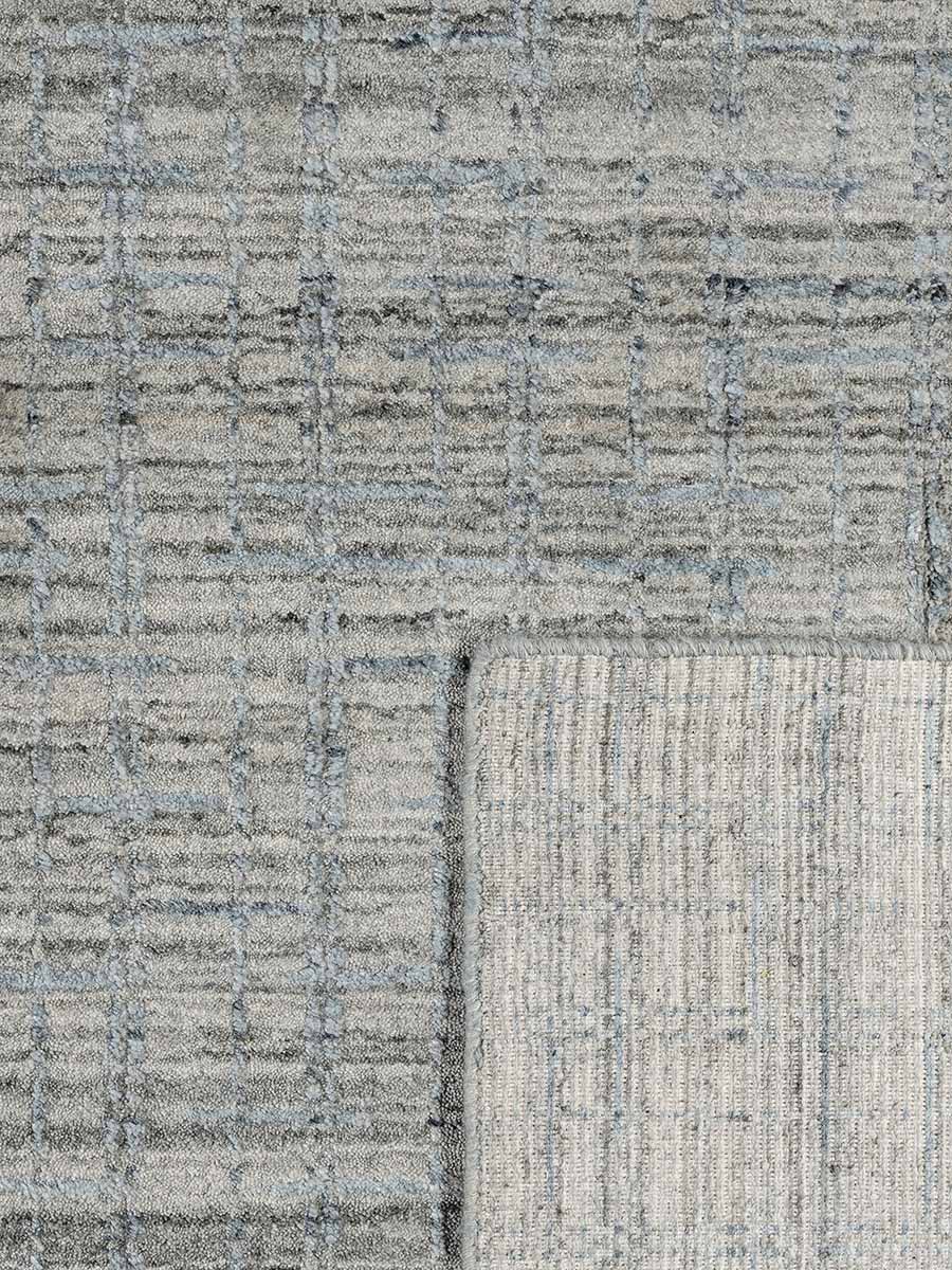 Polar 257 Silver Modern Wool Rug - RugSpot