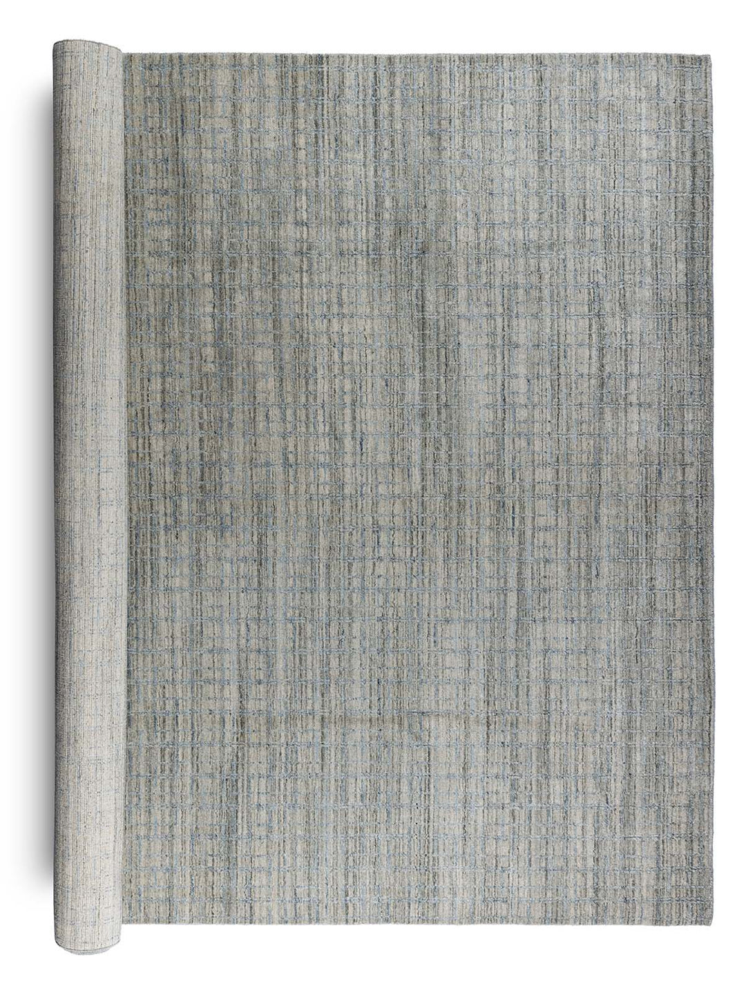 Polar 257 Silver Modern Wool Rug - RugSpot