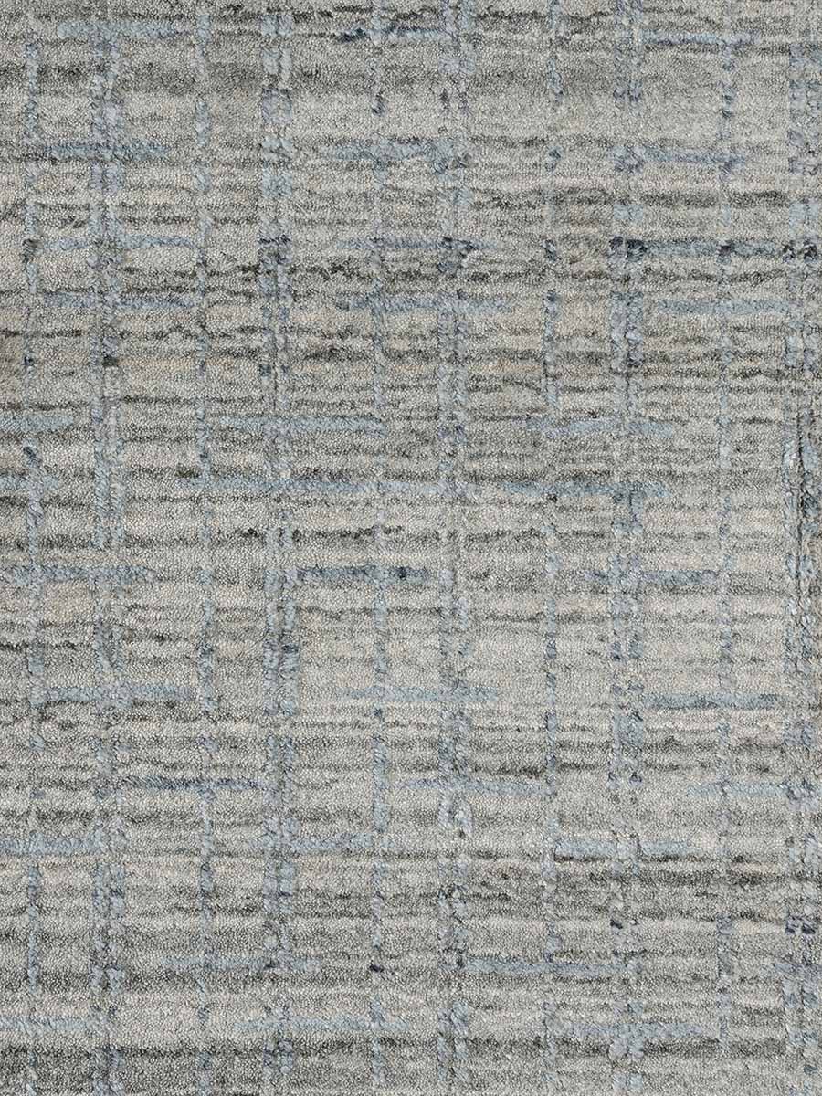 Polar 257 Silver Modern Wool Rug - RugSpot