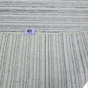 Raja Silver Modern Wool Rug