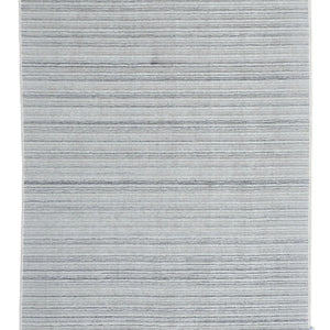 Raja Silver Modern Wool Rug