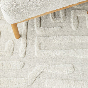 Serenade Arlo White Rug