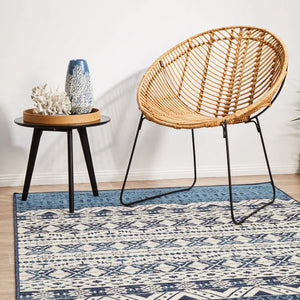 Seaside 3333 White Blue Rug