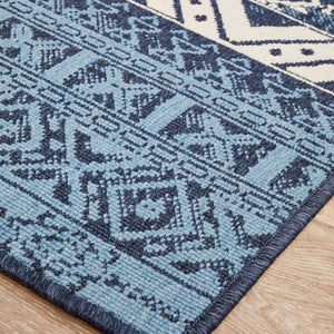 Seaside 3333 White Blue Rug