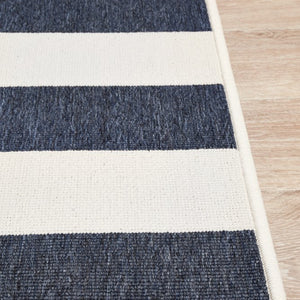Seaside 4444 Navy White Rug