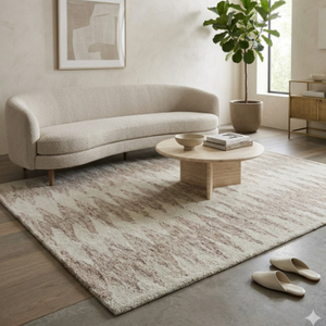 Noosa Wool Rug Coral