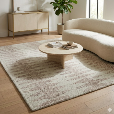 Noosa Wool Rug Coral