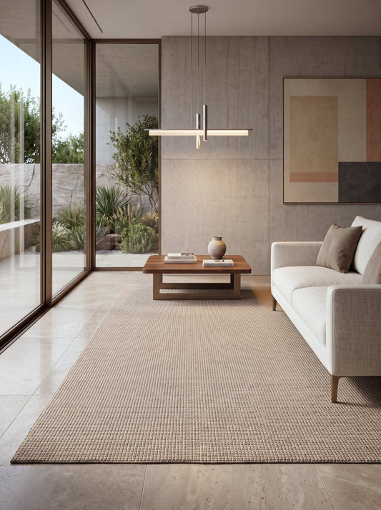 Taj Grey Wool Rug