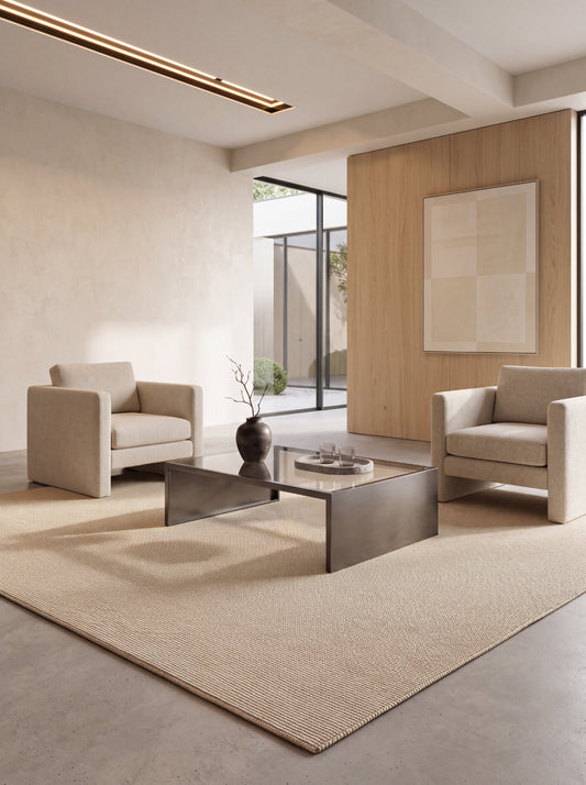Taj Ivory Wool Rug