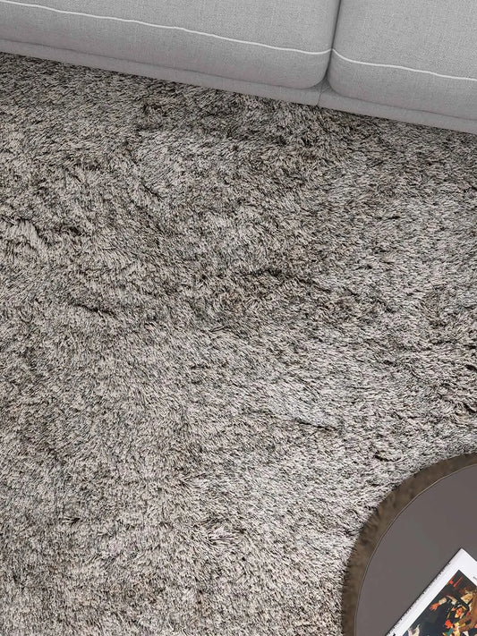 Timeless Silver Shaggy Rug - RugSpot