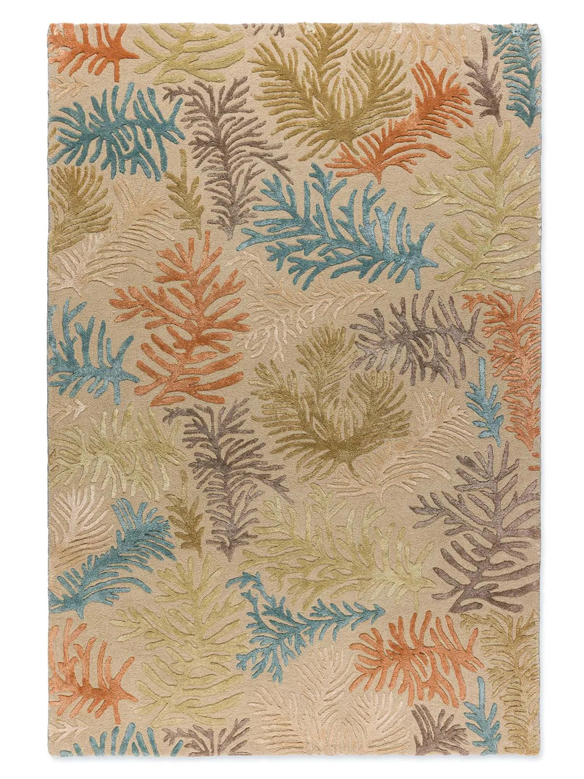 Tropics Multi Modern Wool Rug - RugSpot