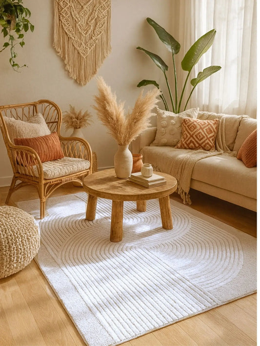 Amber 18 Ivory Wool Rug