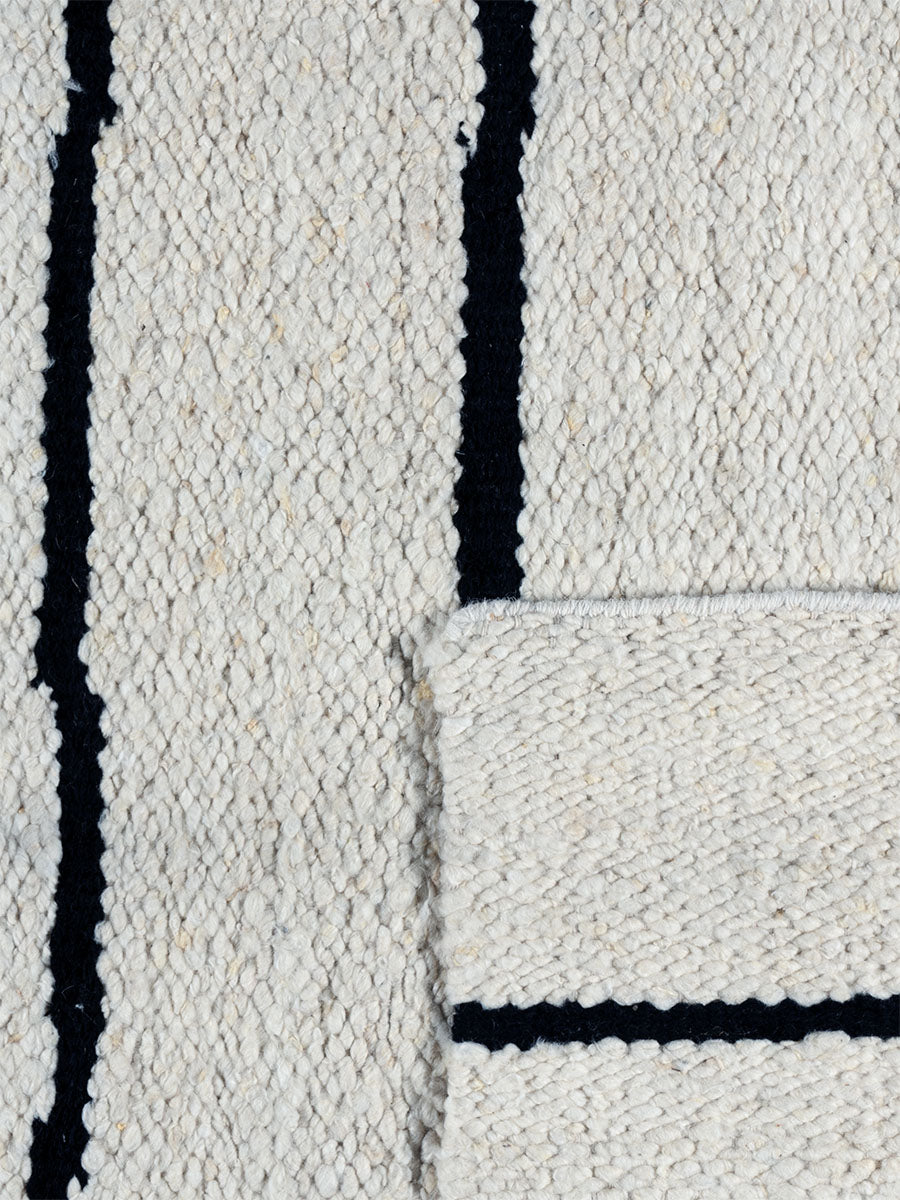 Vision 25 Cream Modern Wool Rug - RugSpot