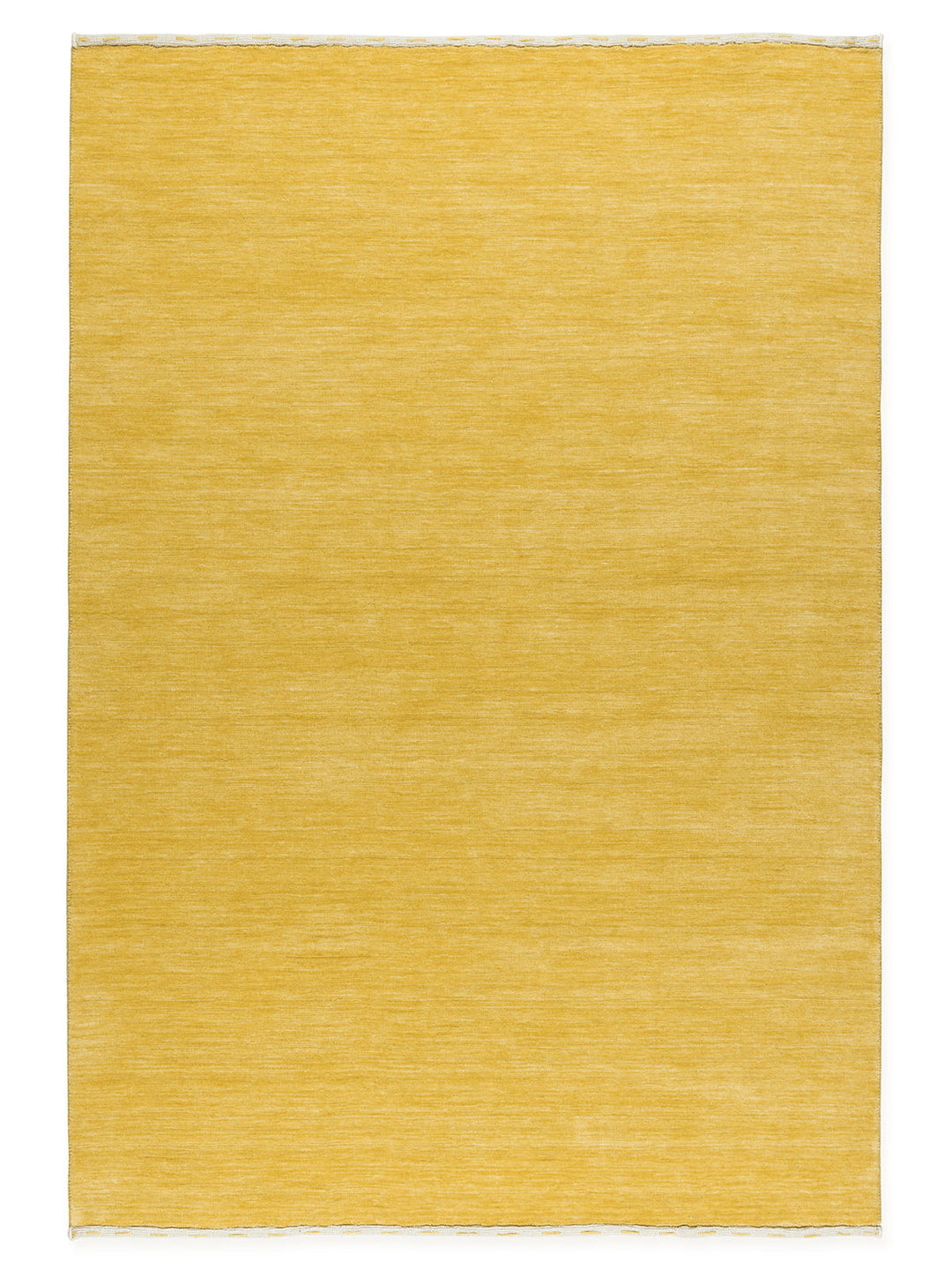 Zen Honey Plain Gabbeh Wool Rug - RugSpot