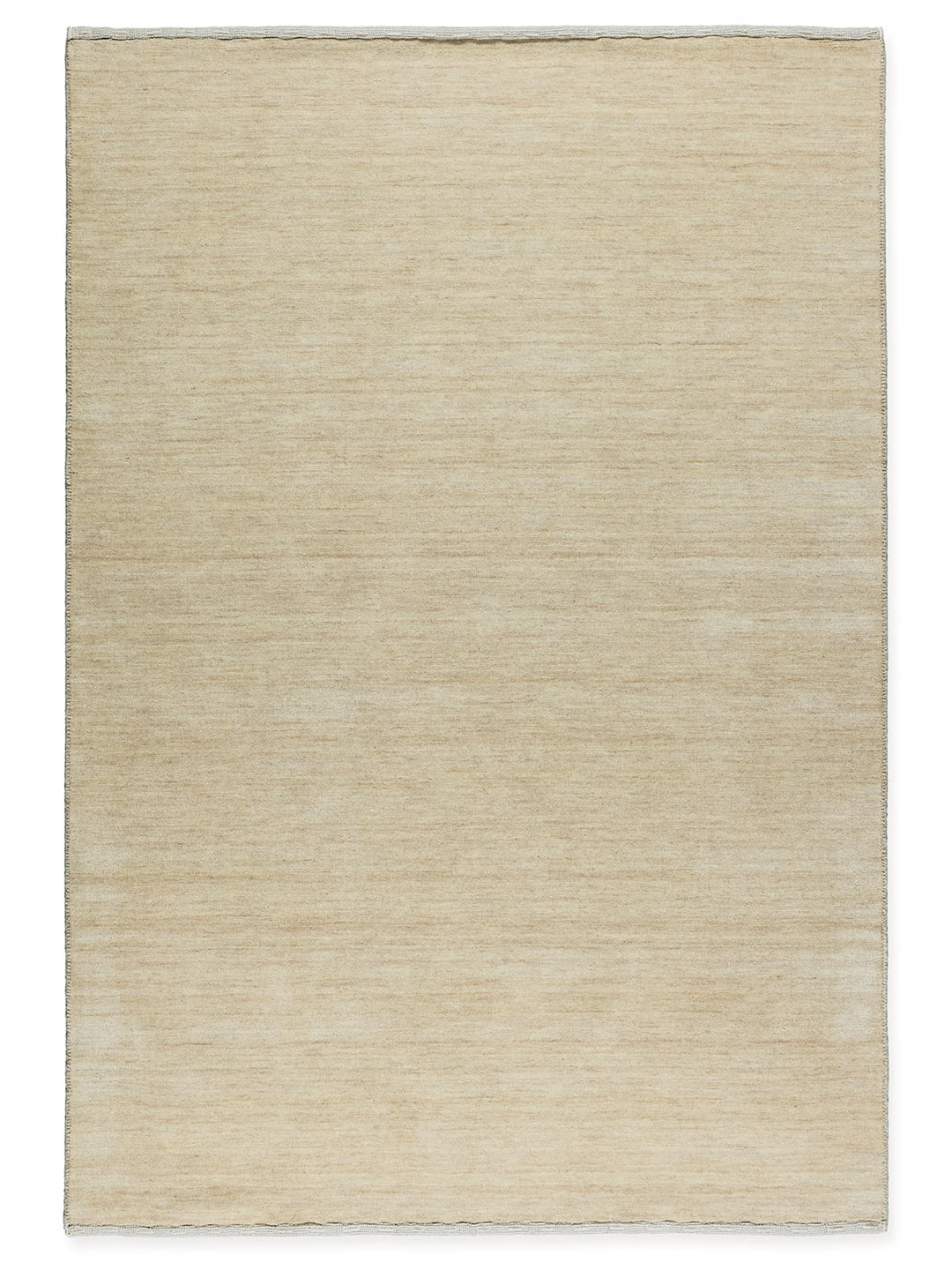 Zen Oat Plain Gabbeh Wool Rug