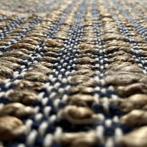 Admiral Navy Jute Rug - RugSpot