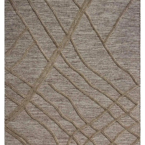Alicia 150 Beige Modern Wool Rug - RugSpot