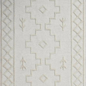 Alicia 180 Ivory Traditional Wool Rug - RugSpot