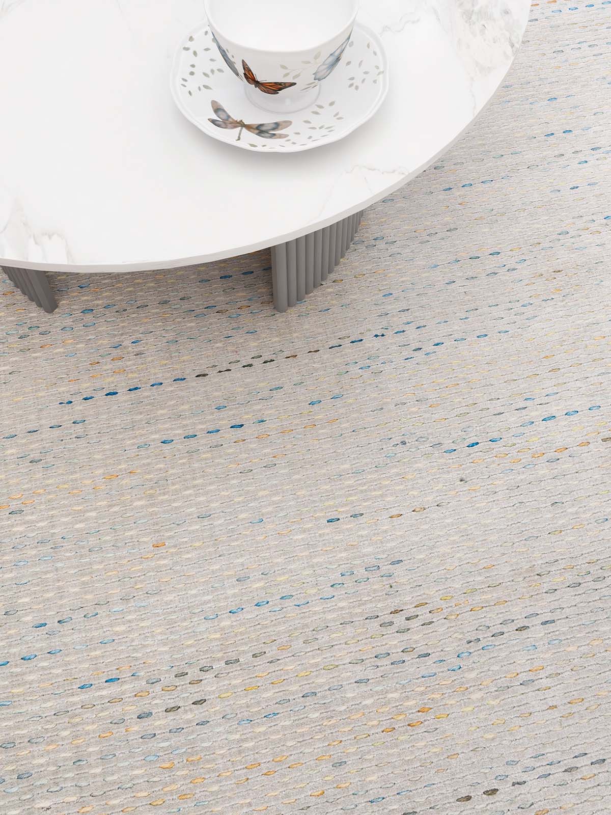 Allure Silver Modern Rug - RugSpot