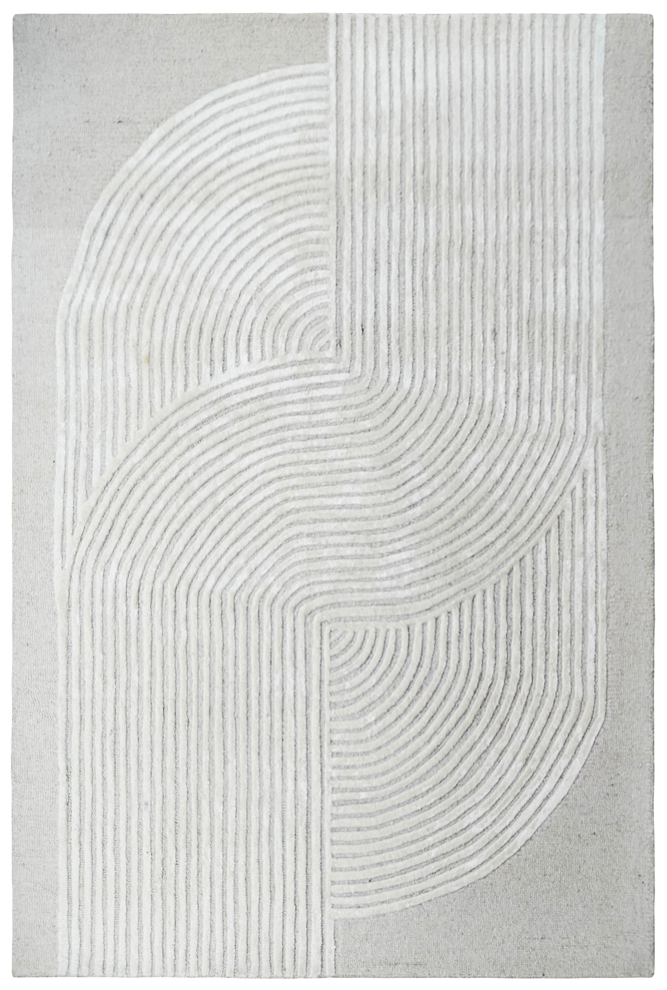 Amber 18 Ivory Wool Rug - RugSpot