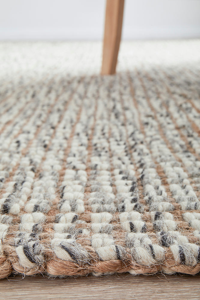 Arabella Grey Runner Rug - RugSpot