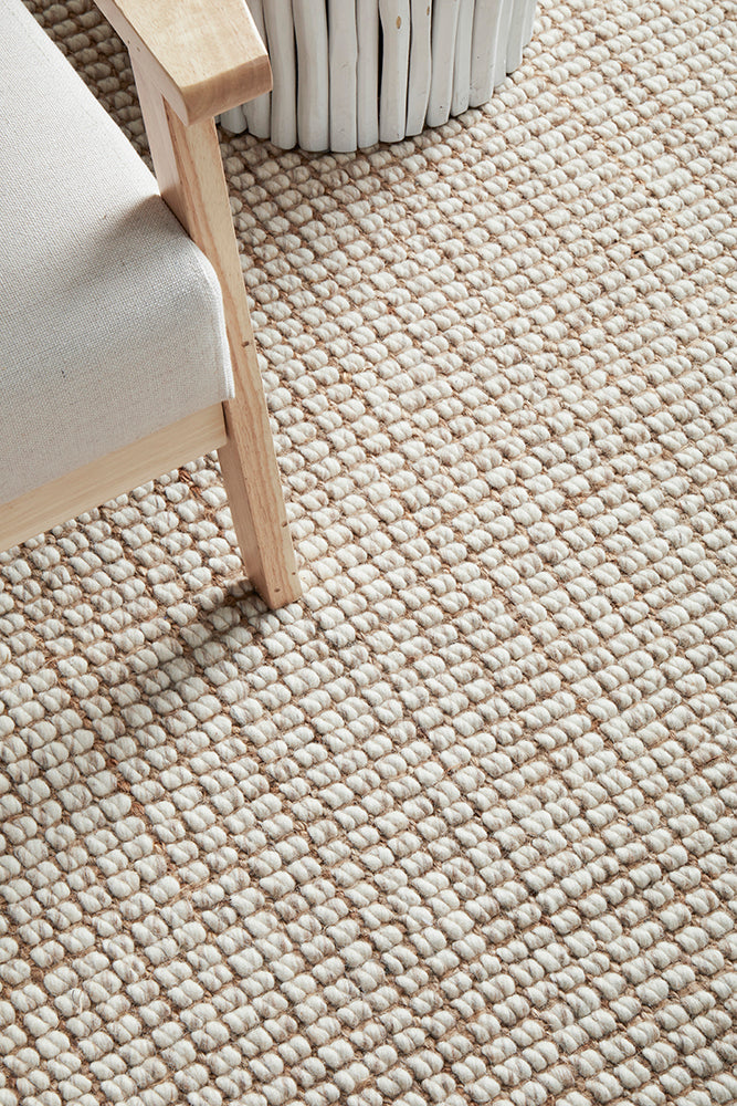 Arabella Natural Runner Rug - RugSpot