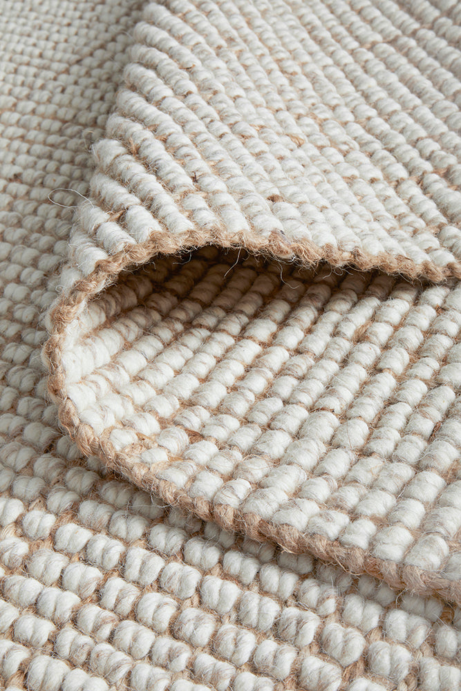 Arabella Natural Runner Rug - RugSpot