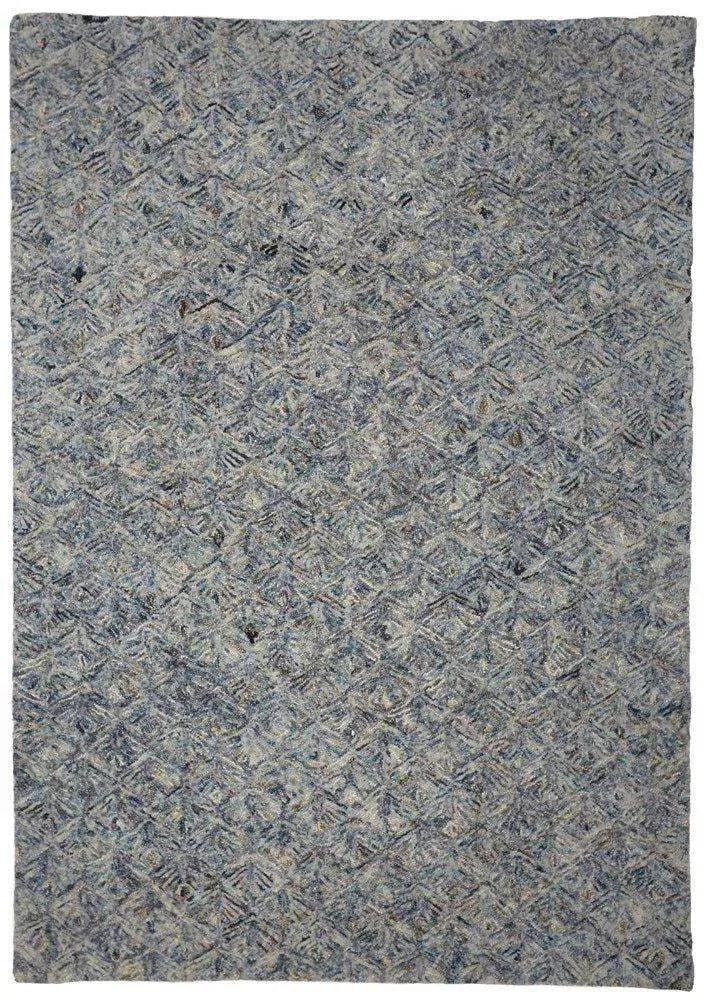 Ascot 702 Blue Modern Wool Rug - RugSpot