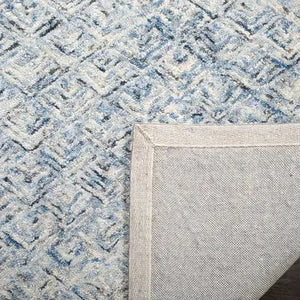 Ascot 702 Blue Modern Wool Rug - RugSpot