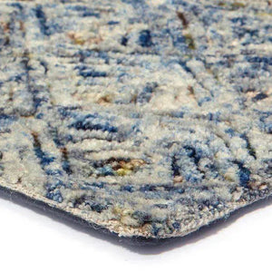 Ascot 702 Blue Modern Wool Rug - RugSpot